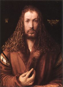 Selbstportrait von Albrecht Dürer, Alte Pinakothek, München.